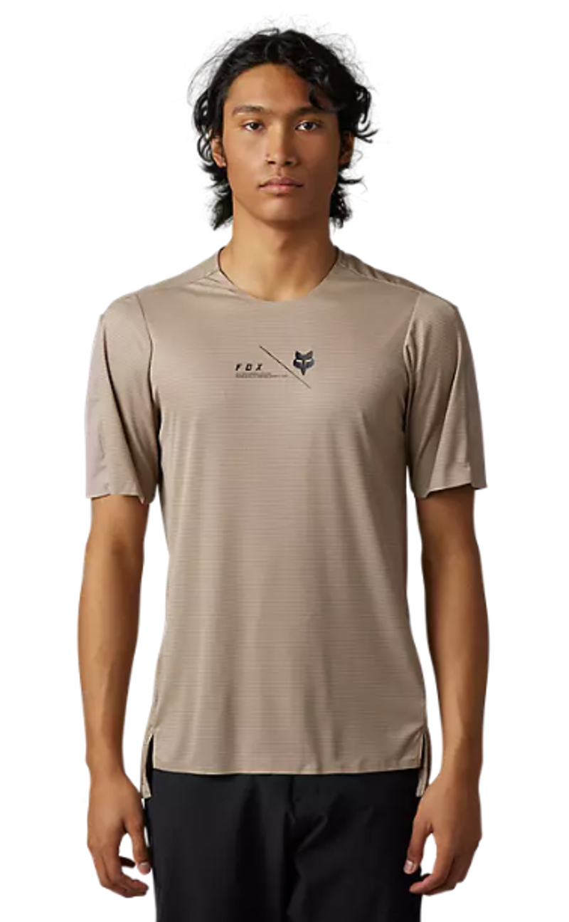 Fox Racing Flexair Pro Short Sleeve Jersey in Mocha Brown-1